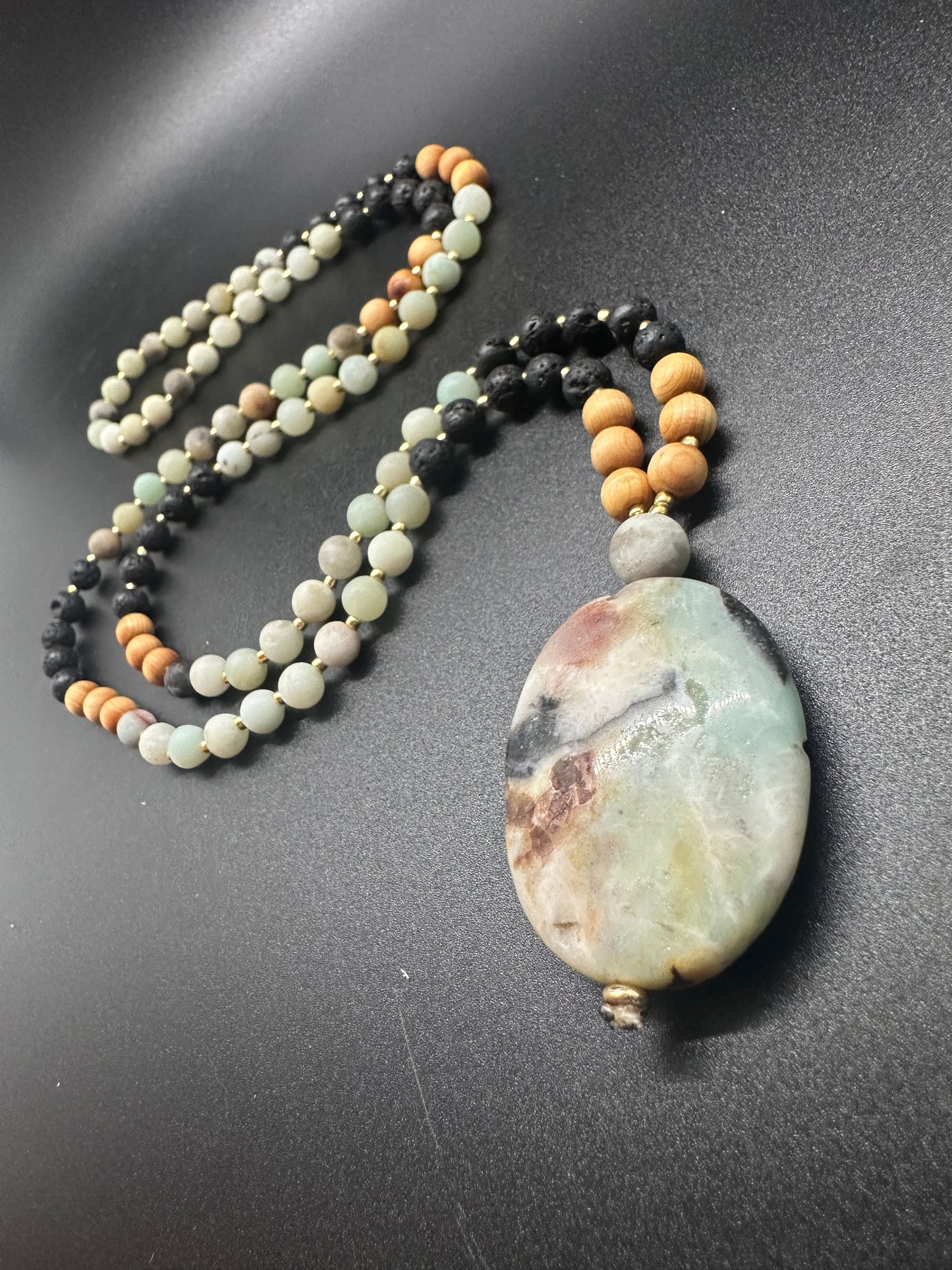 Amazonite Calm Mala