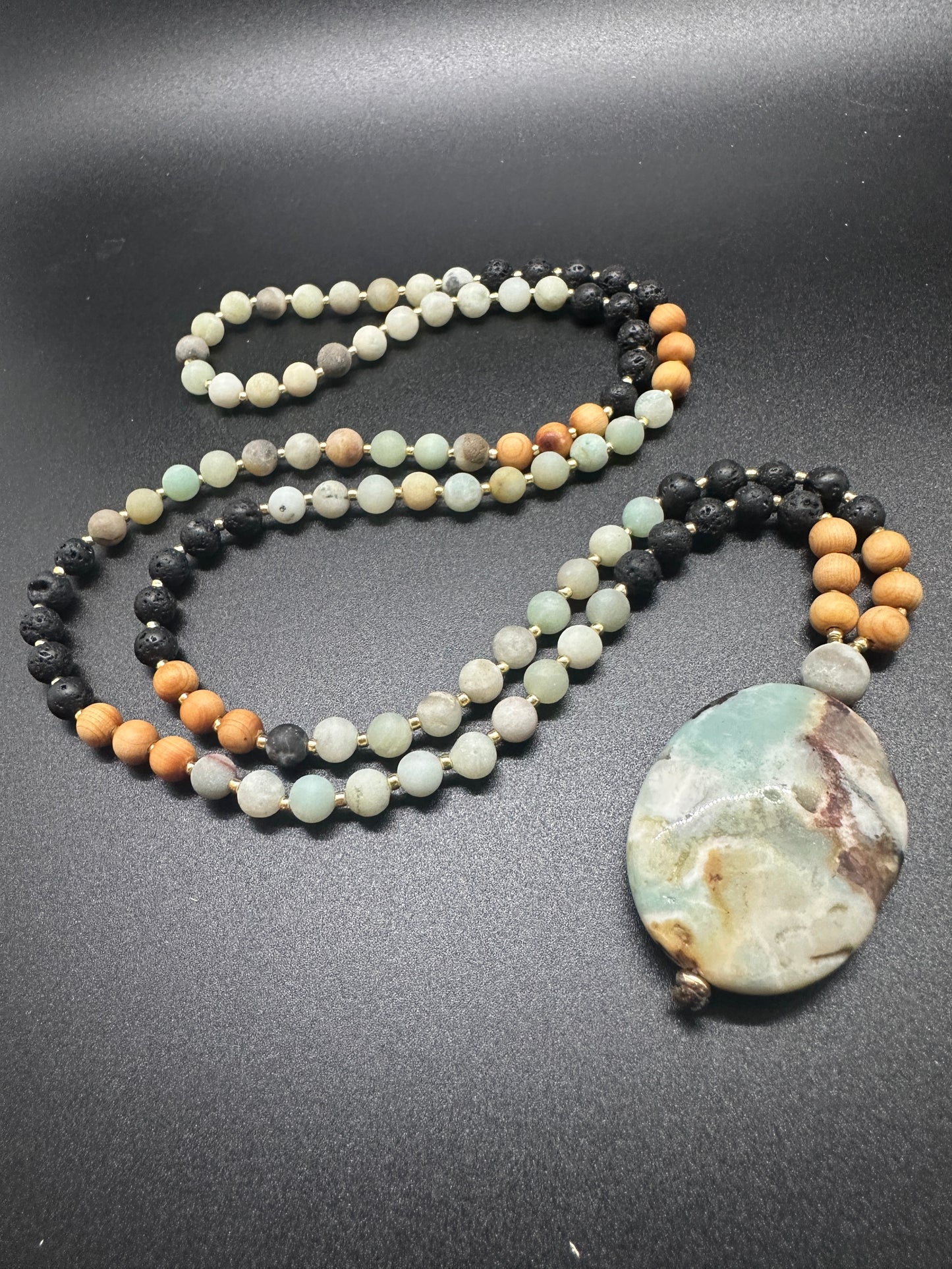 Amazonite Calm Mala