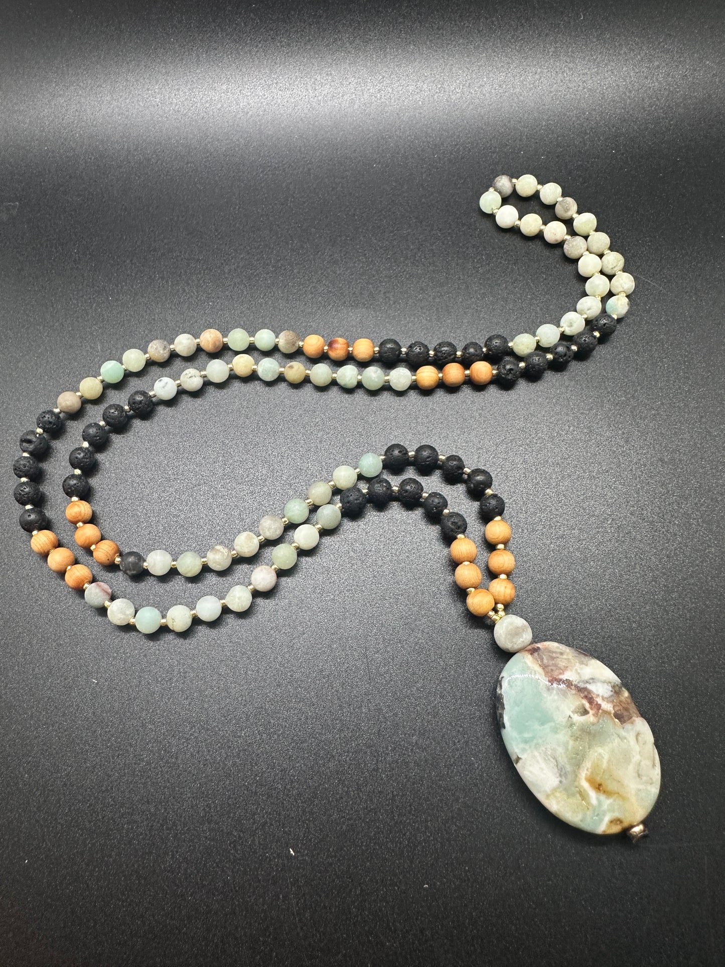 Amazonite Calm Mala