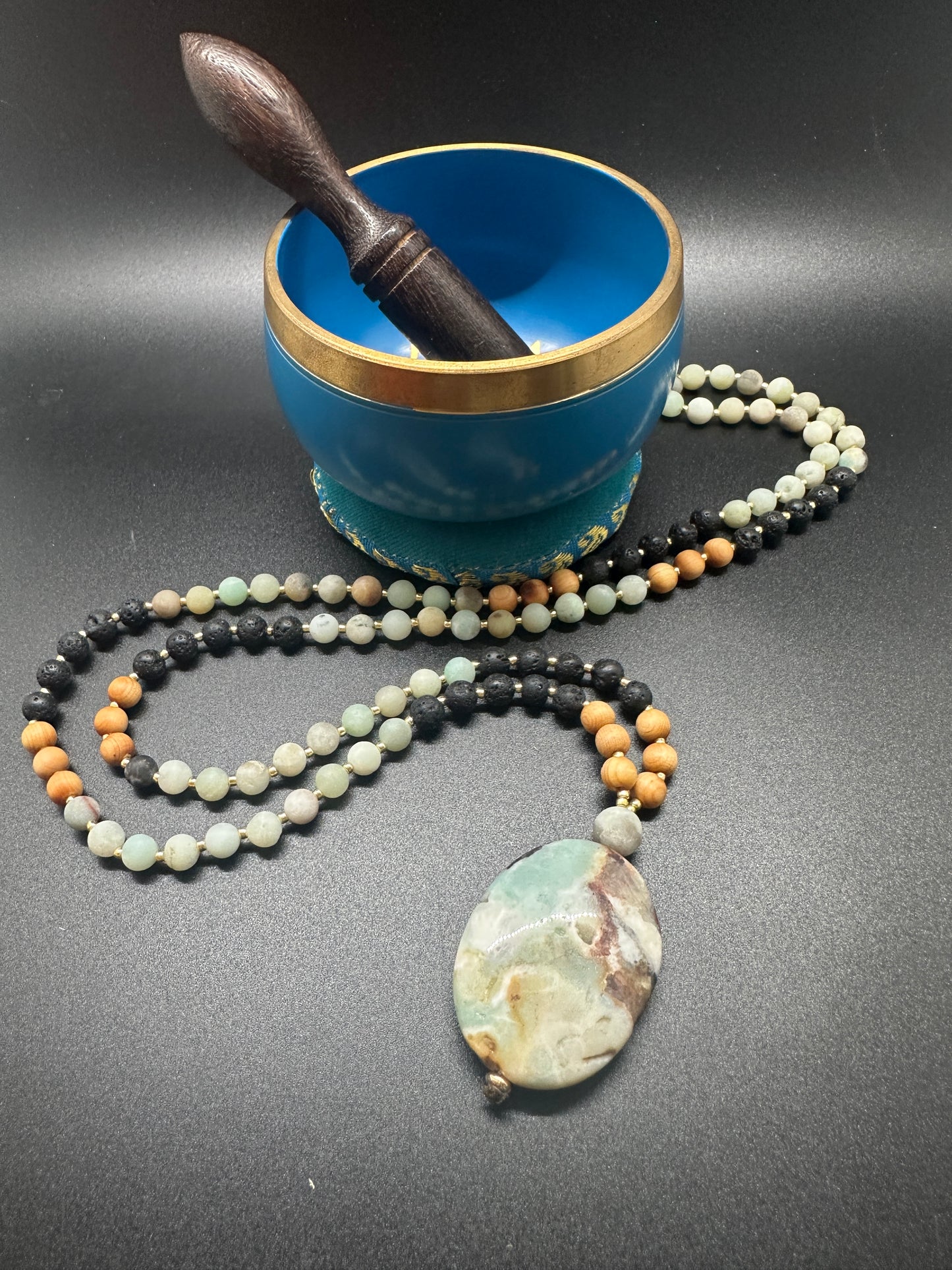 Amazonite Calm Mala