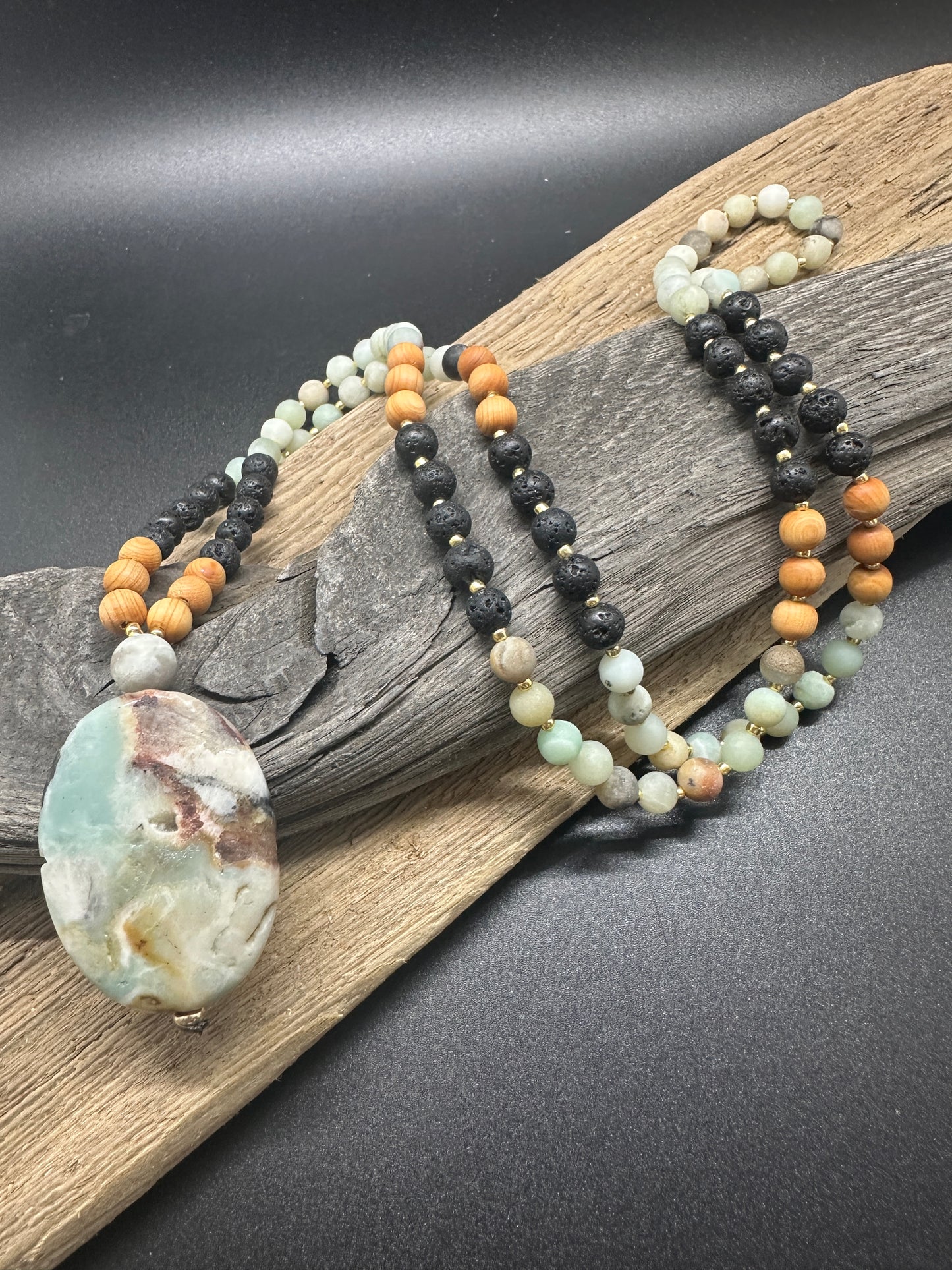 Amazonite Calm Mala