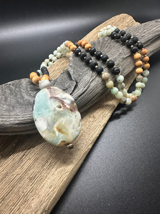 Amazonite Calm Mala