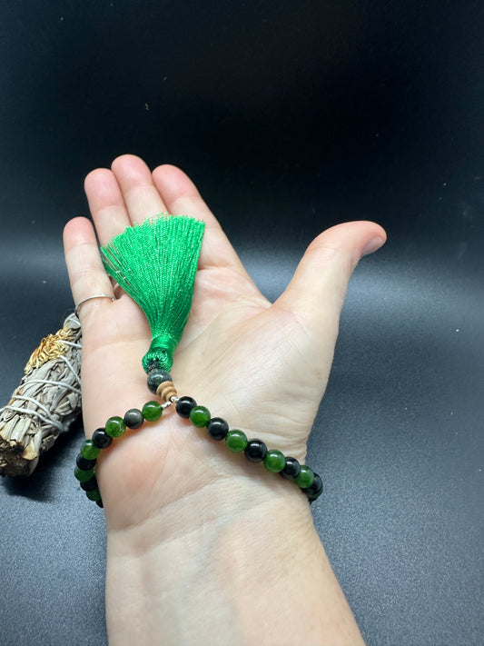Deep Forest Balance Pocket Mala