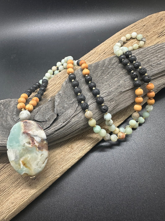 Amazonite Calm Mala