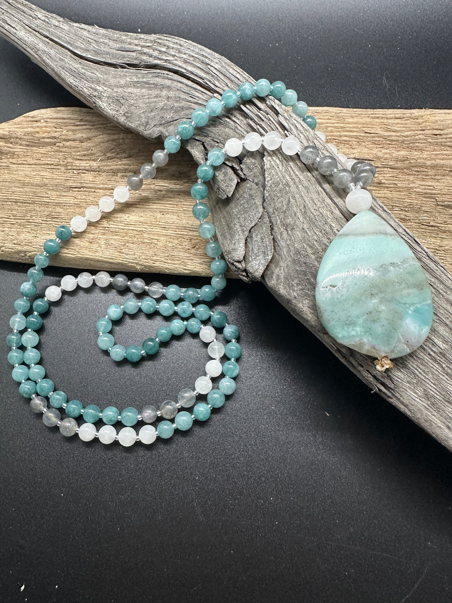 Amazonite Serenity Mala