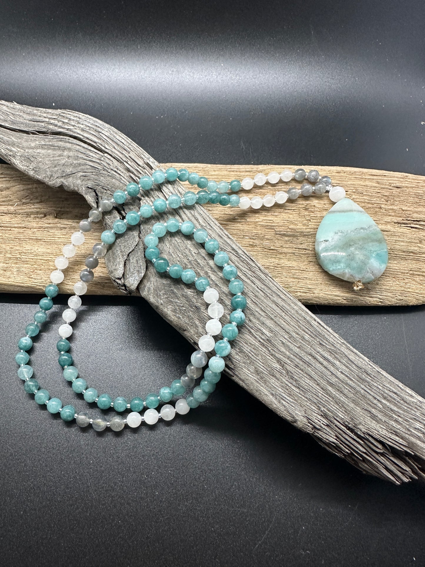 Amazonite Serenity Mala