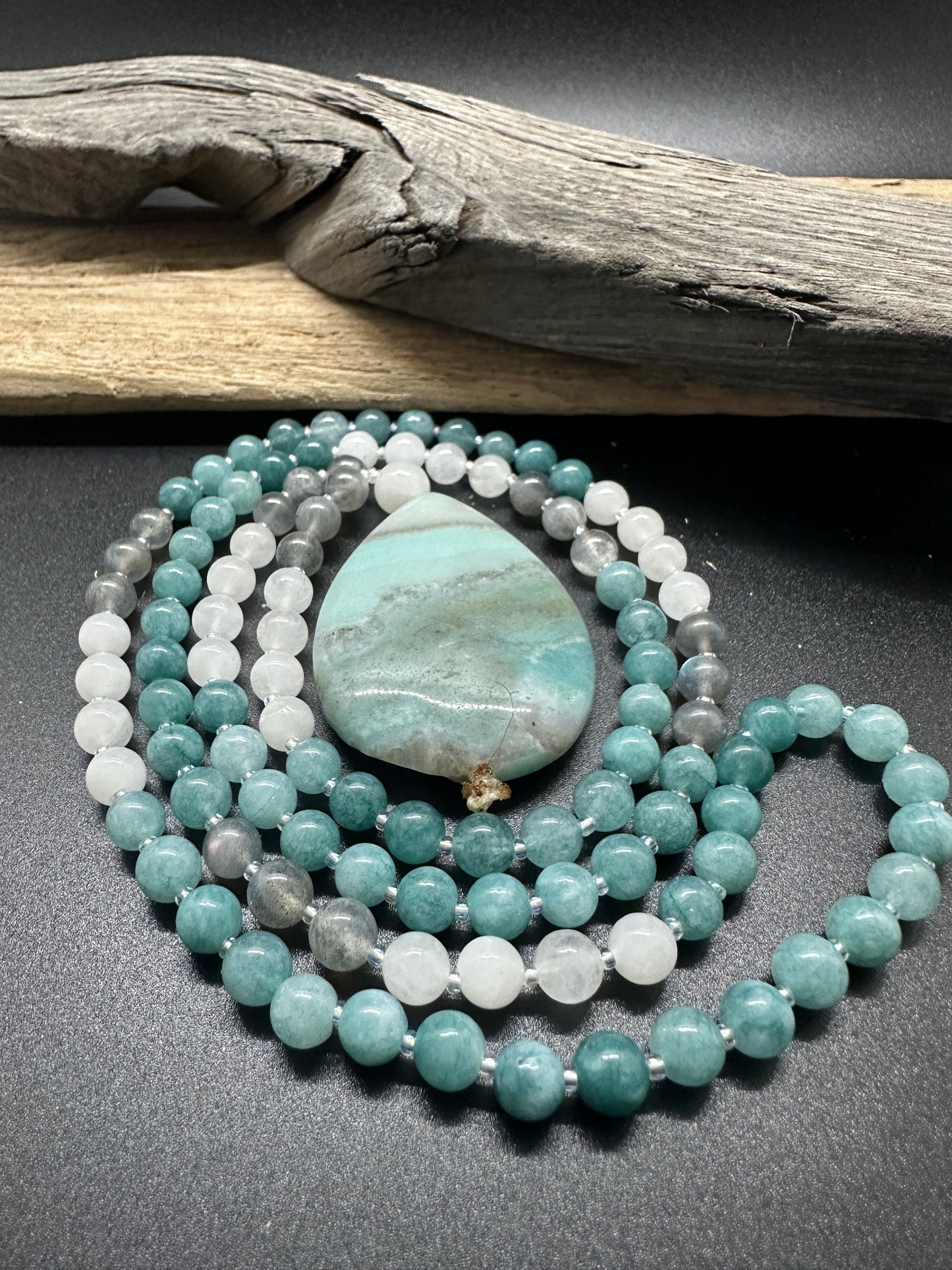 Amazonite Serenity Mala