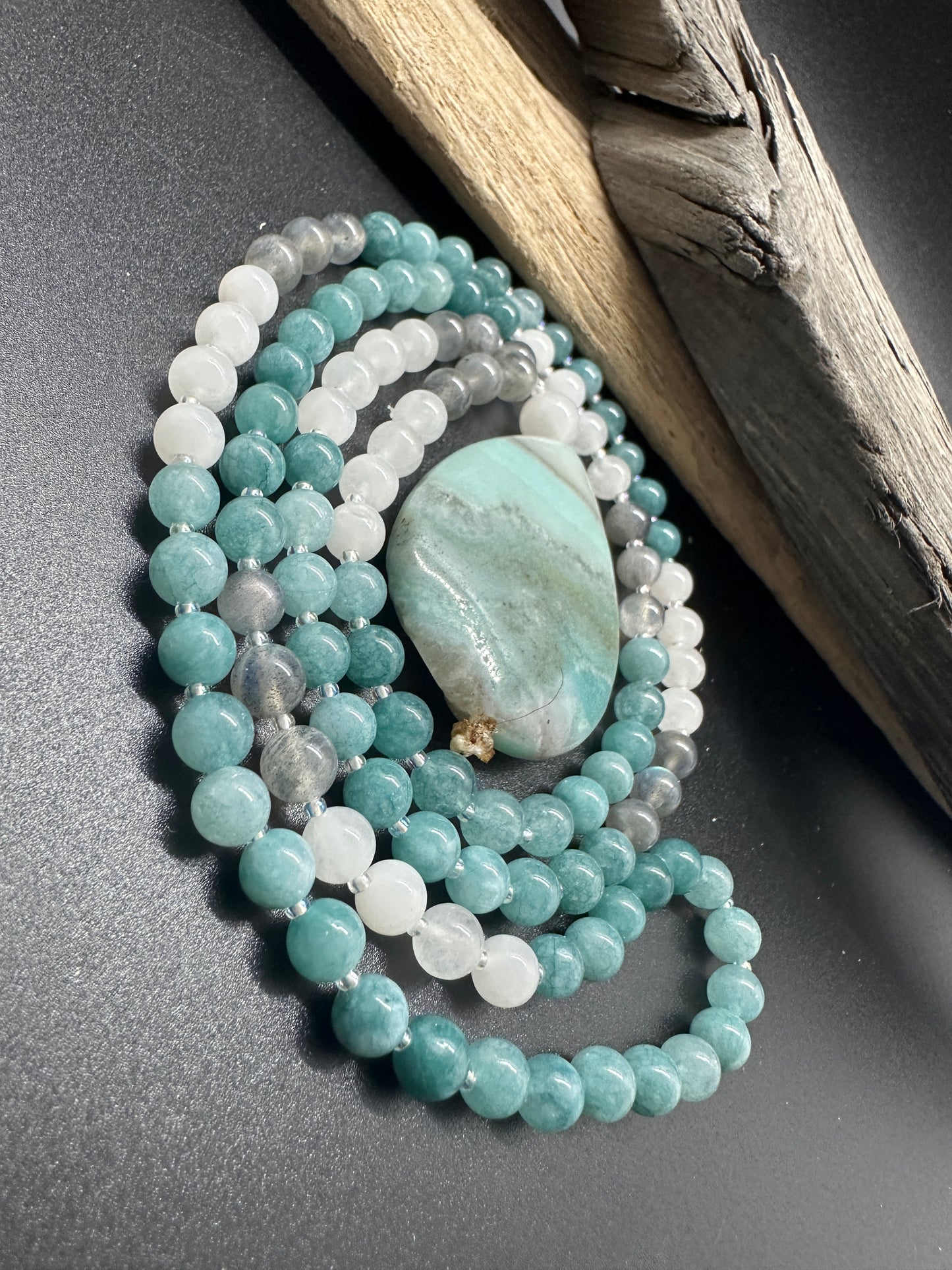Amazonite Serenity Mala