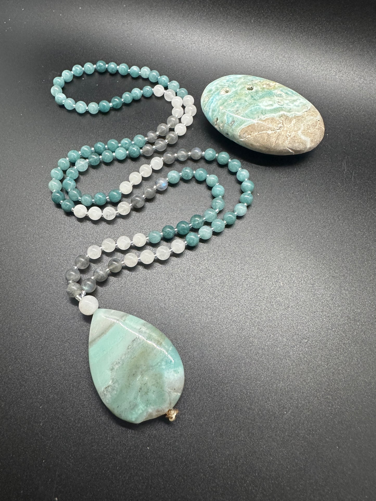 Amazonite Serenity Mala
