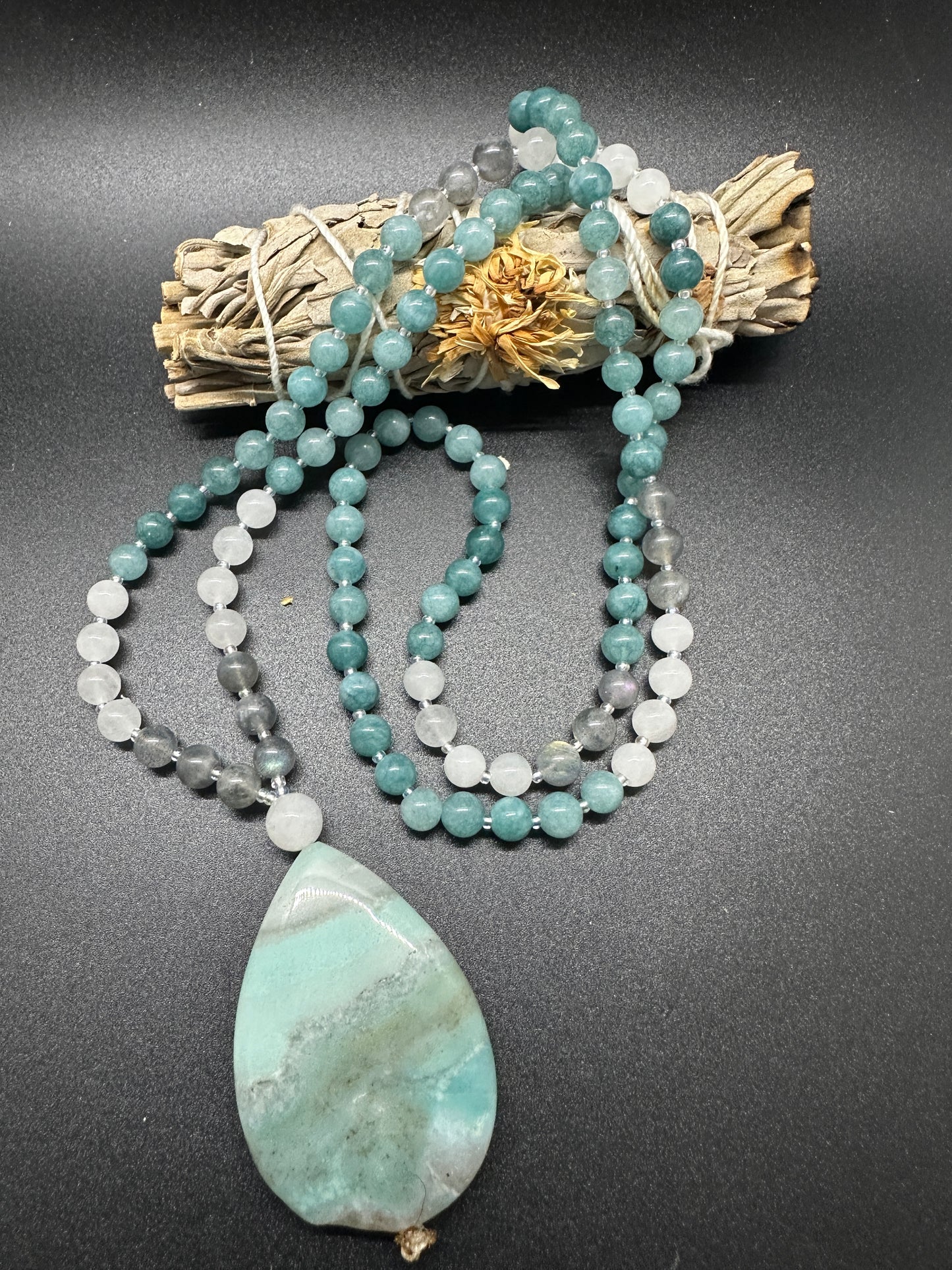 Amazonite Serenity Mala