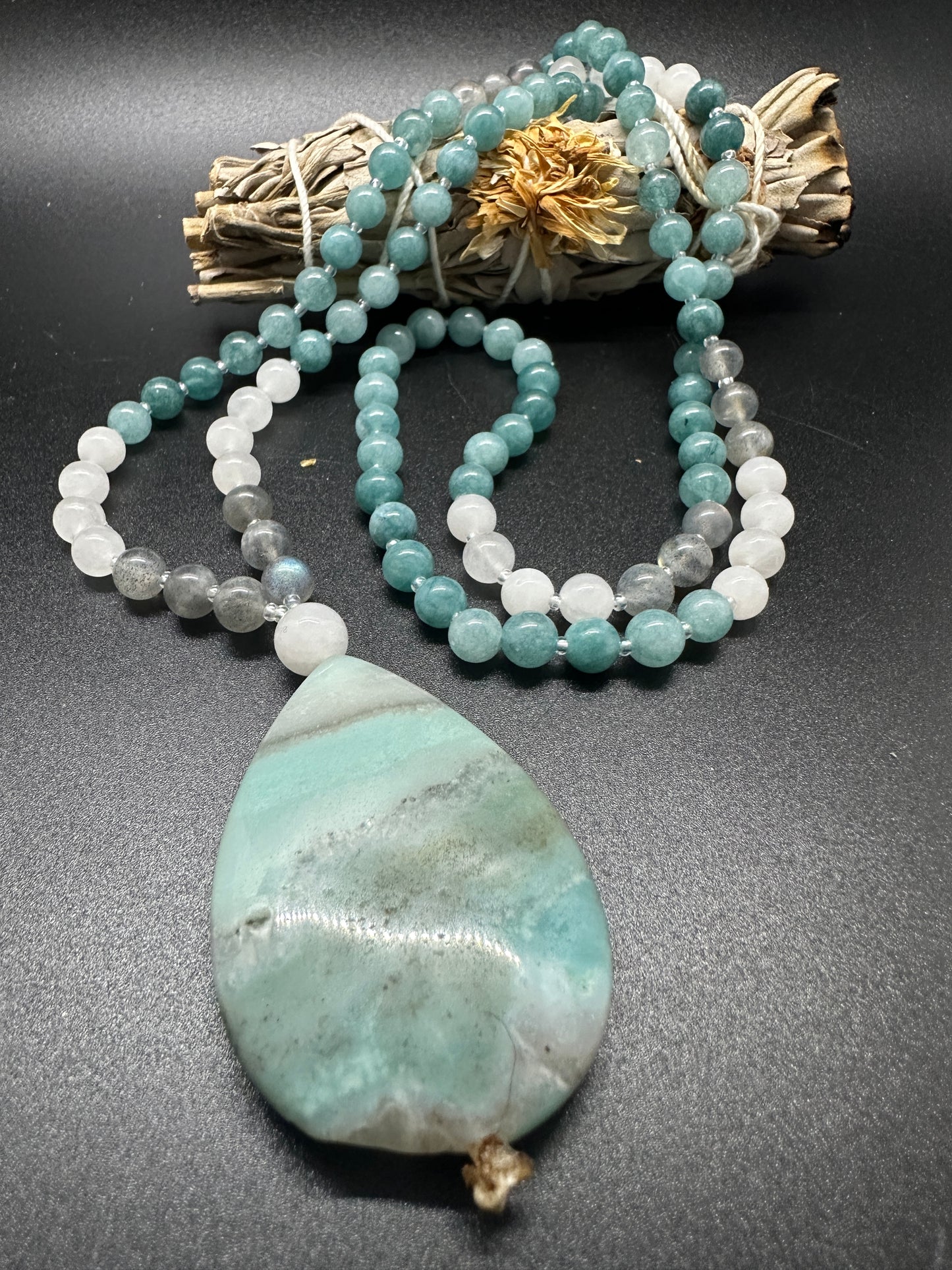 Amazonite Serenity Mala
