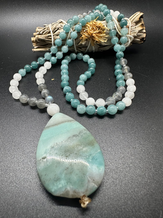 Amazonite Serenity Mala