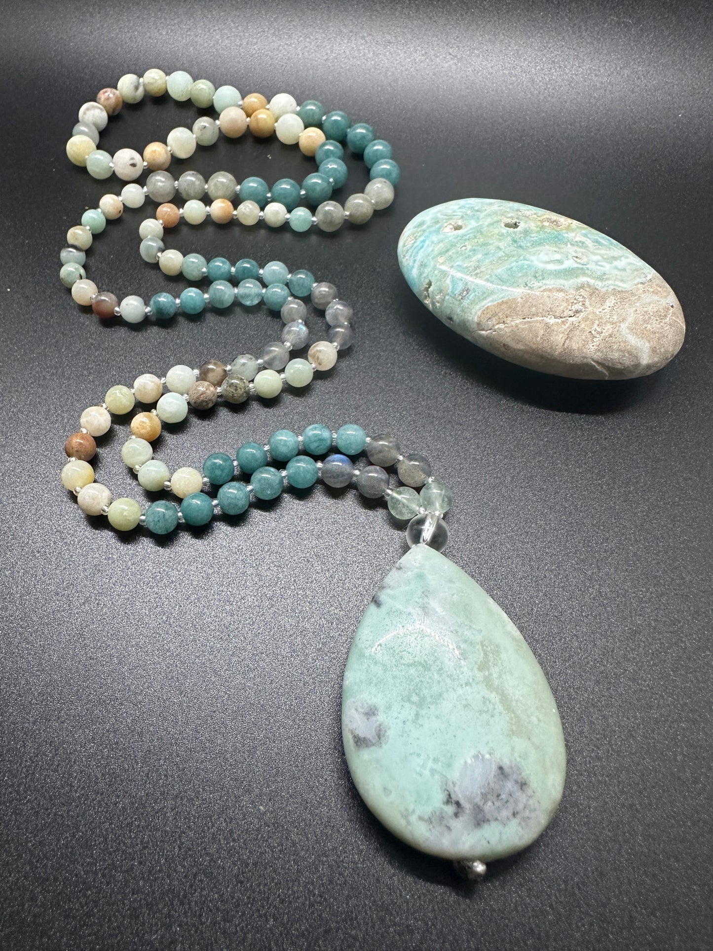 Seafoam Serenity Mala