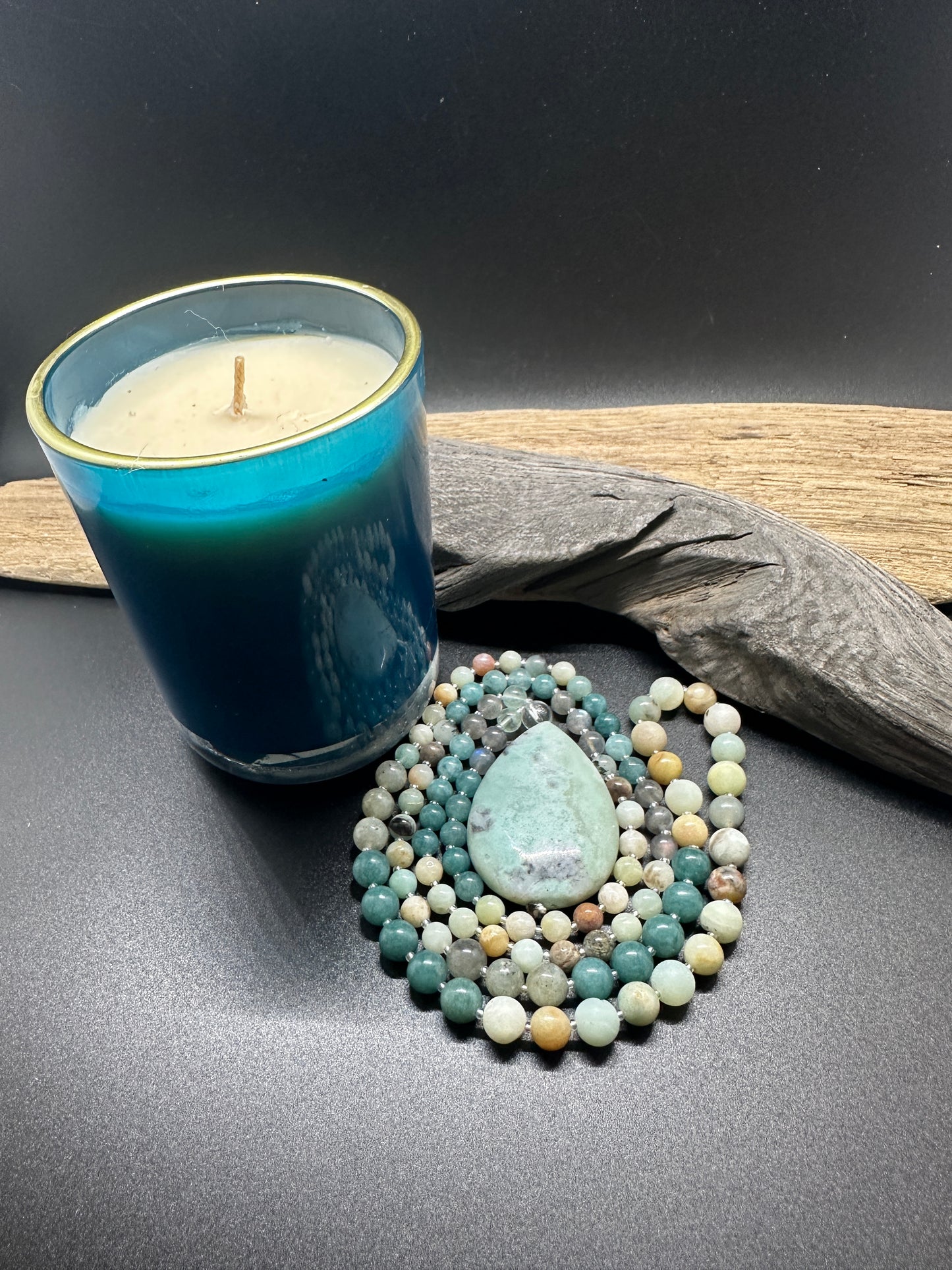 Seafoam Serenity Mala