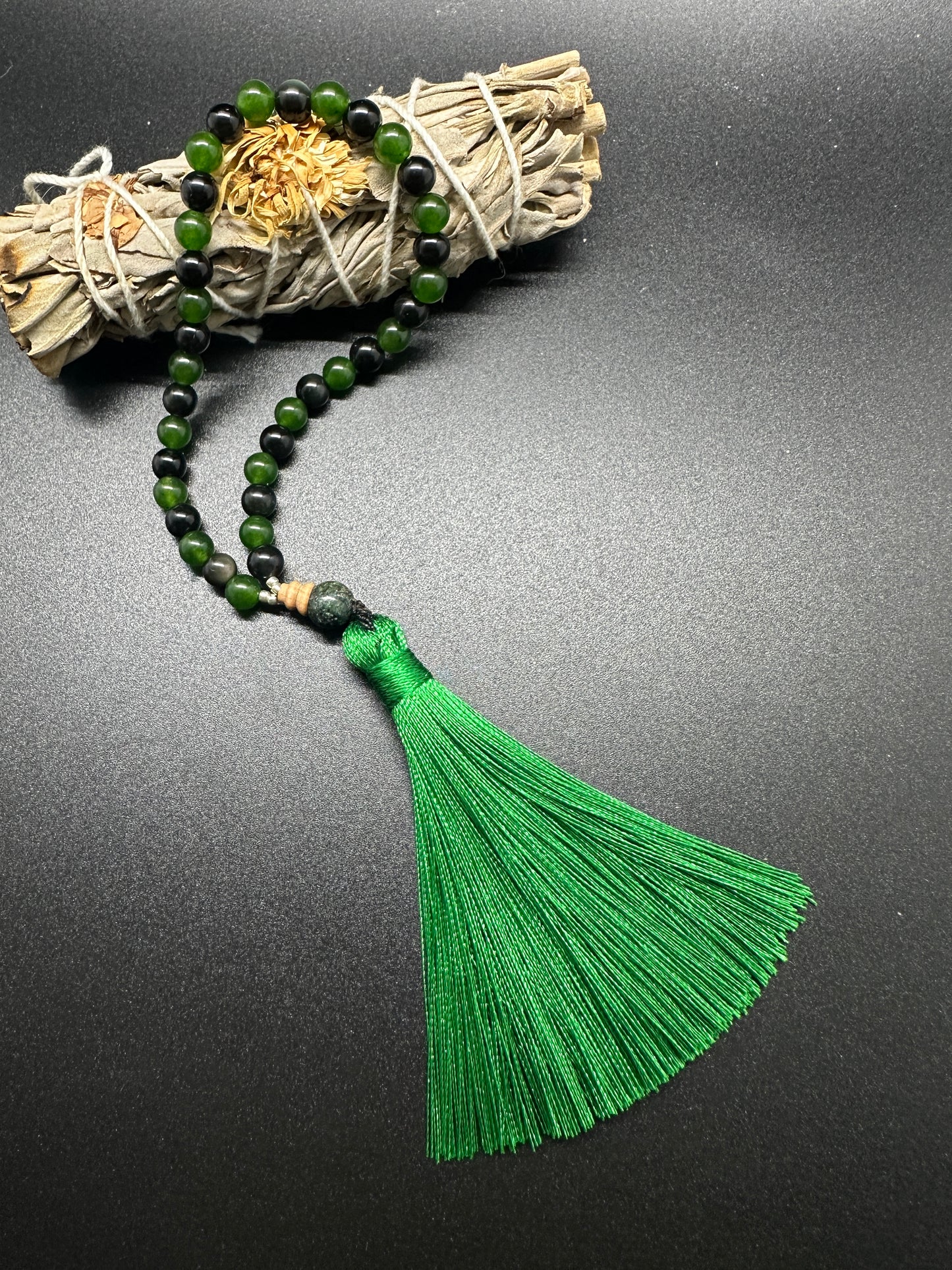 Deep Forest Balance Pocket Mala