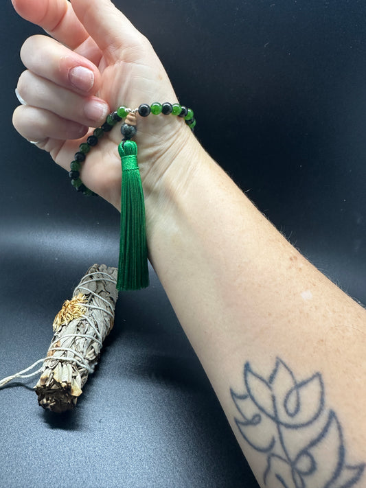 Deep Forest Balance Pocket Mala