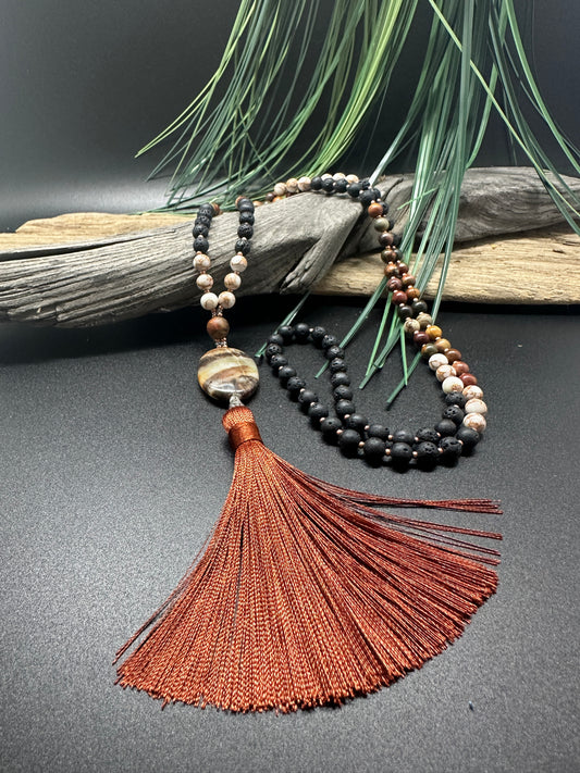 Sige’s Quiet Horizon Mala — Rest, Stillness & Inner Grounding-SOLD