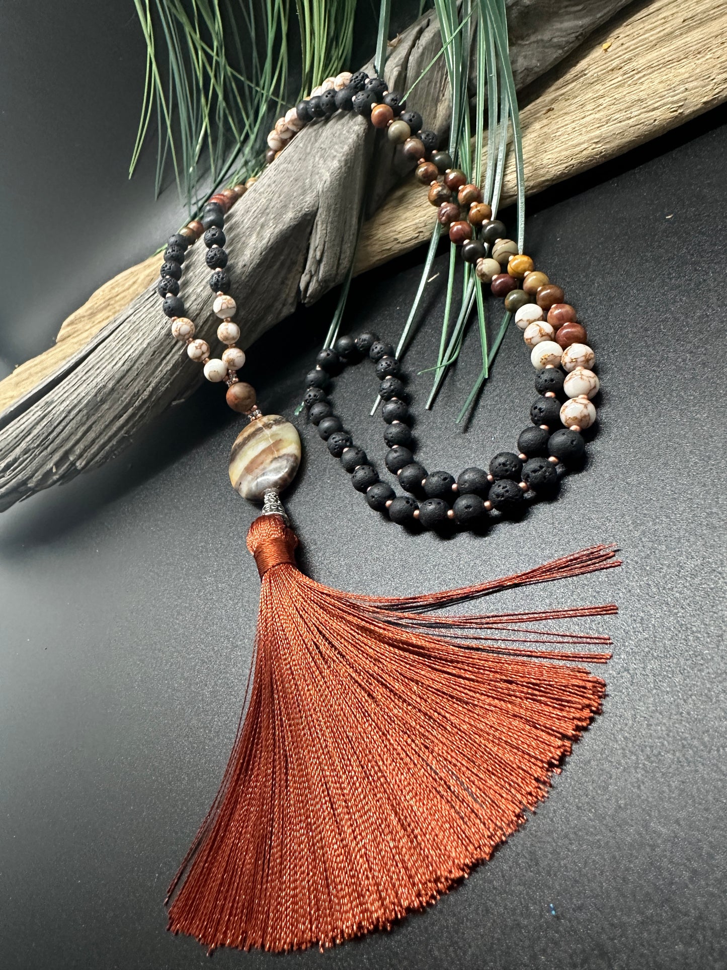 Sige’s Quiet Horizon Mala — Rest, Stillness & Inner Grounding-SOLD